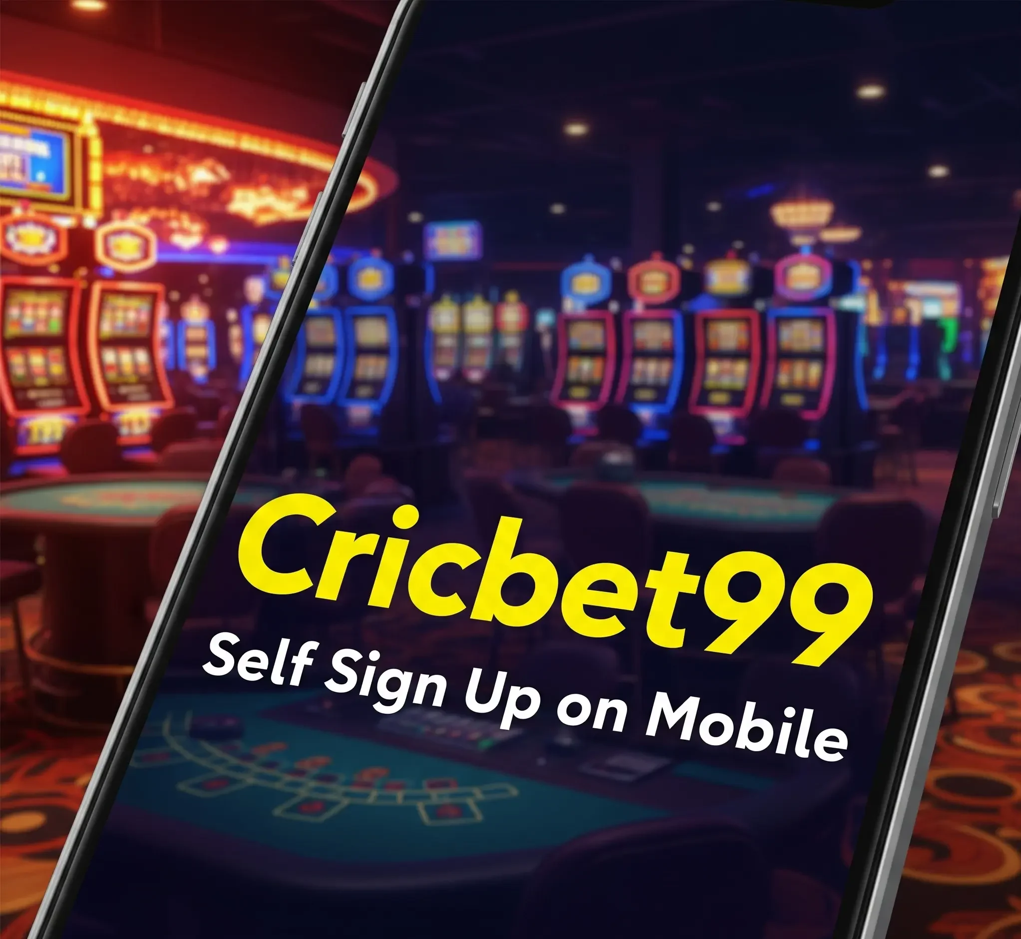 Cricbet99 Self Sign Up on Mobile