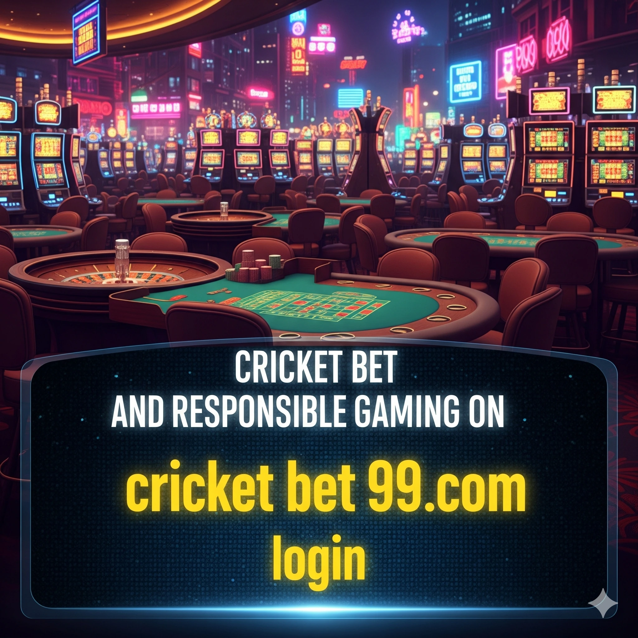 Cricket Bet and Responsible Gaming on cricket bet 99.com login