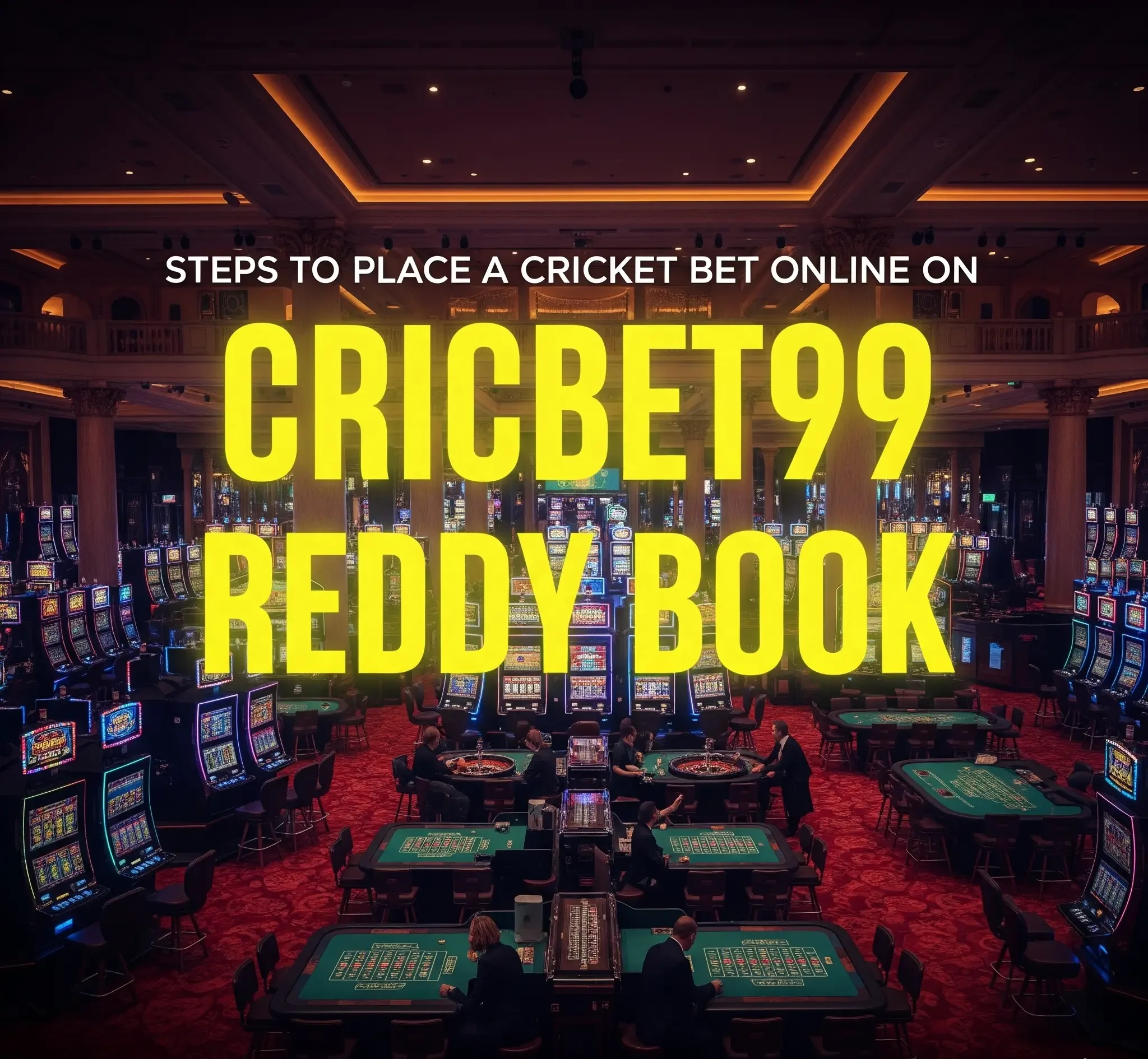 Steps to Place a Cricket Bet Online on Cricbet99 Reddy Book