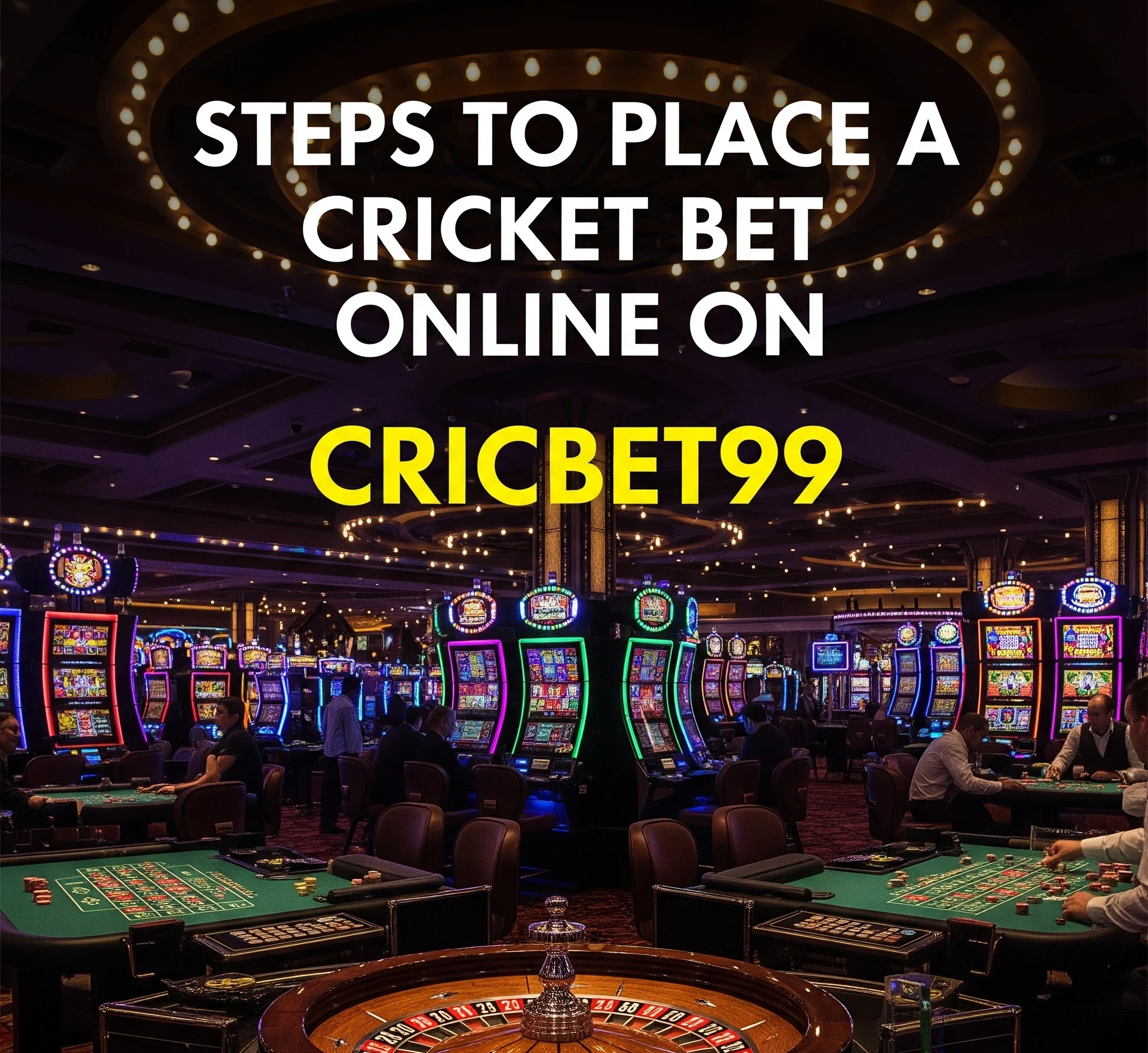 Steps to Place a Cricket Bet Online on Cricbet99