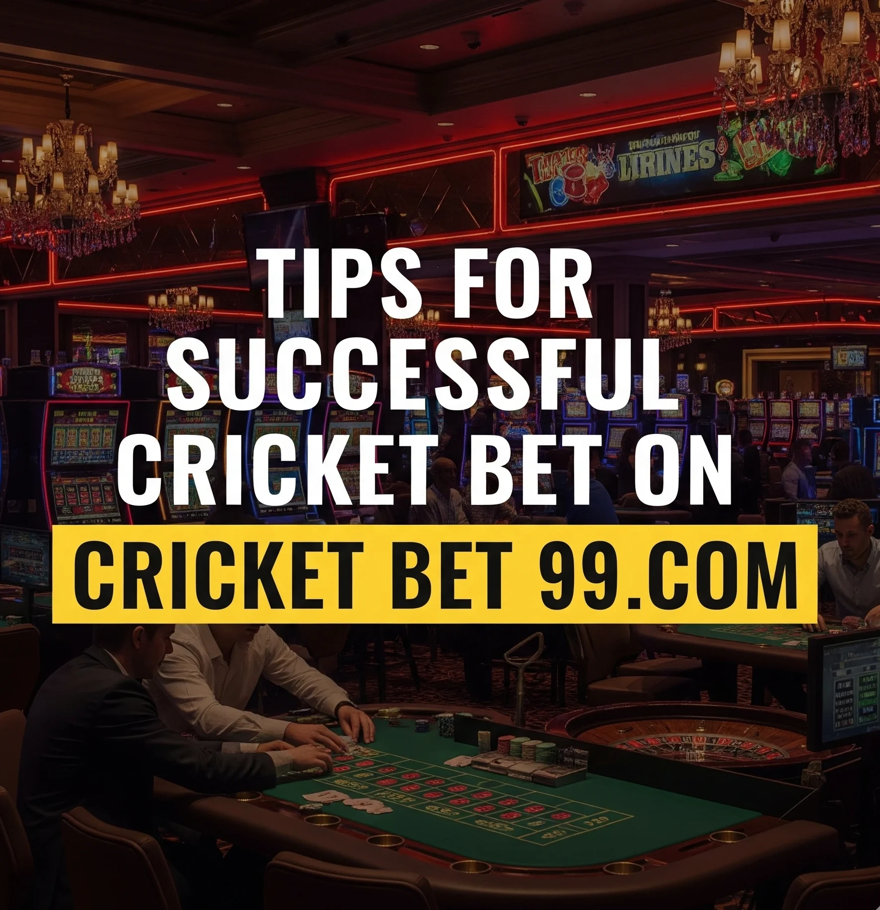 Tips for Successful Cricket Bet on cricket bet 99.com