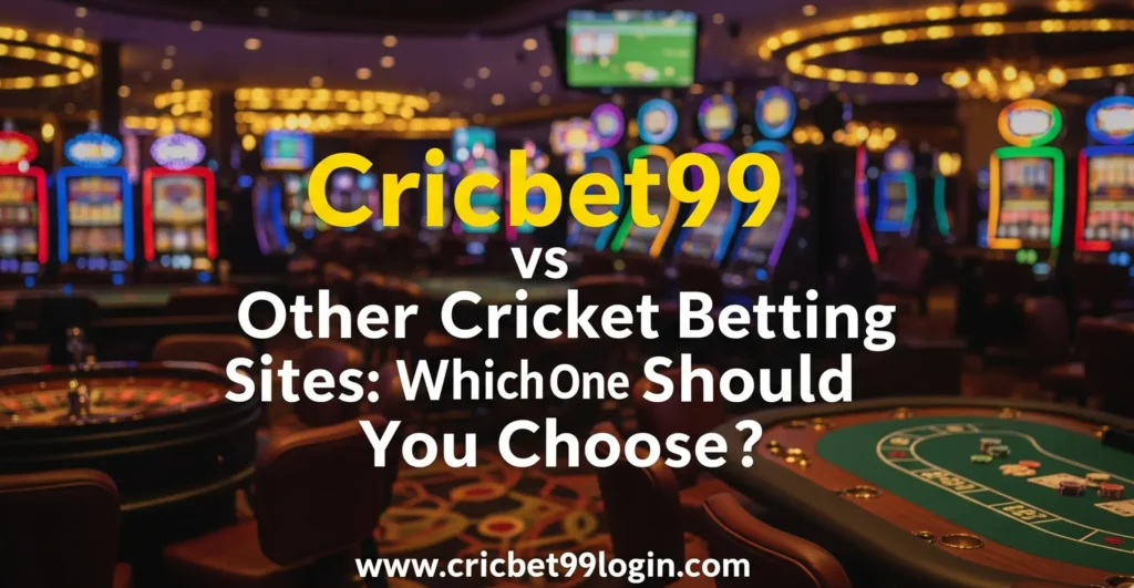cricbet99 vs other cricket betting sites which one should you choose