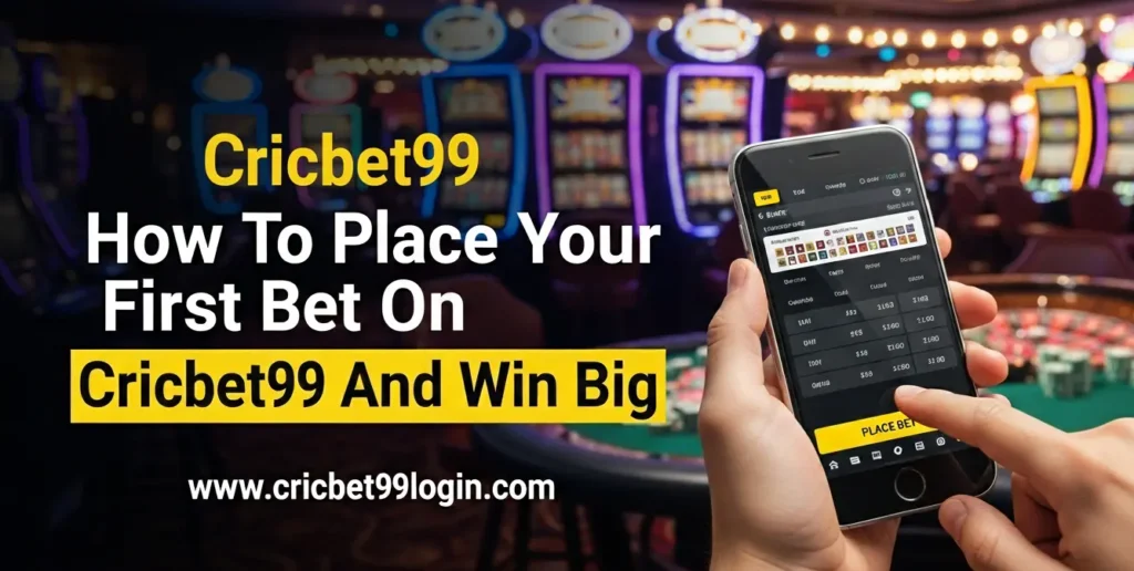 how to place your first bet on cricbet99 and win big