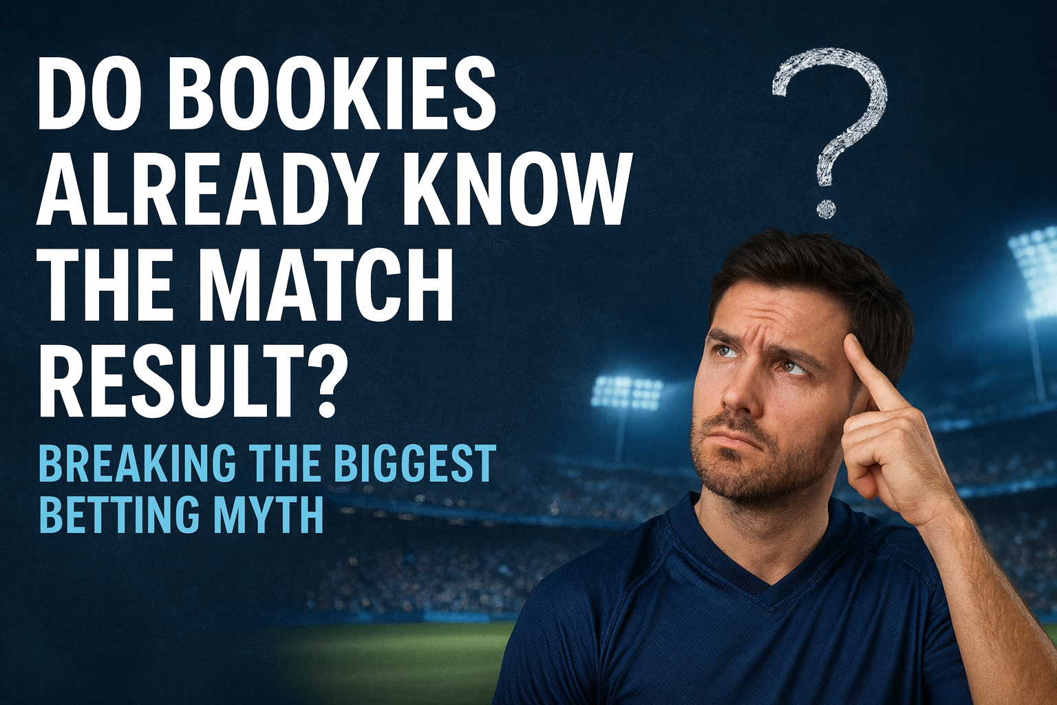 Do Bookies Already Know the Match Result? Breaking the Biggest Betting Myth