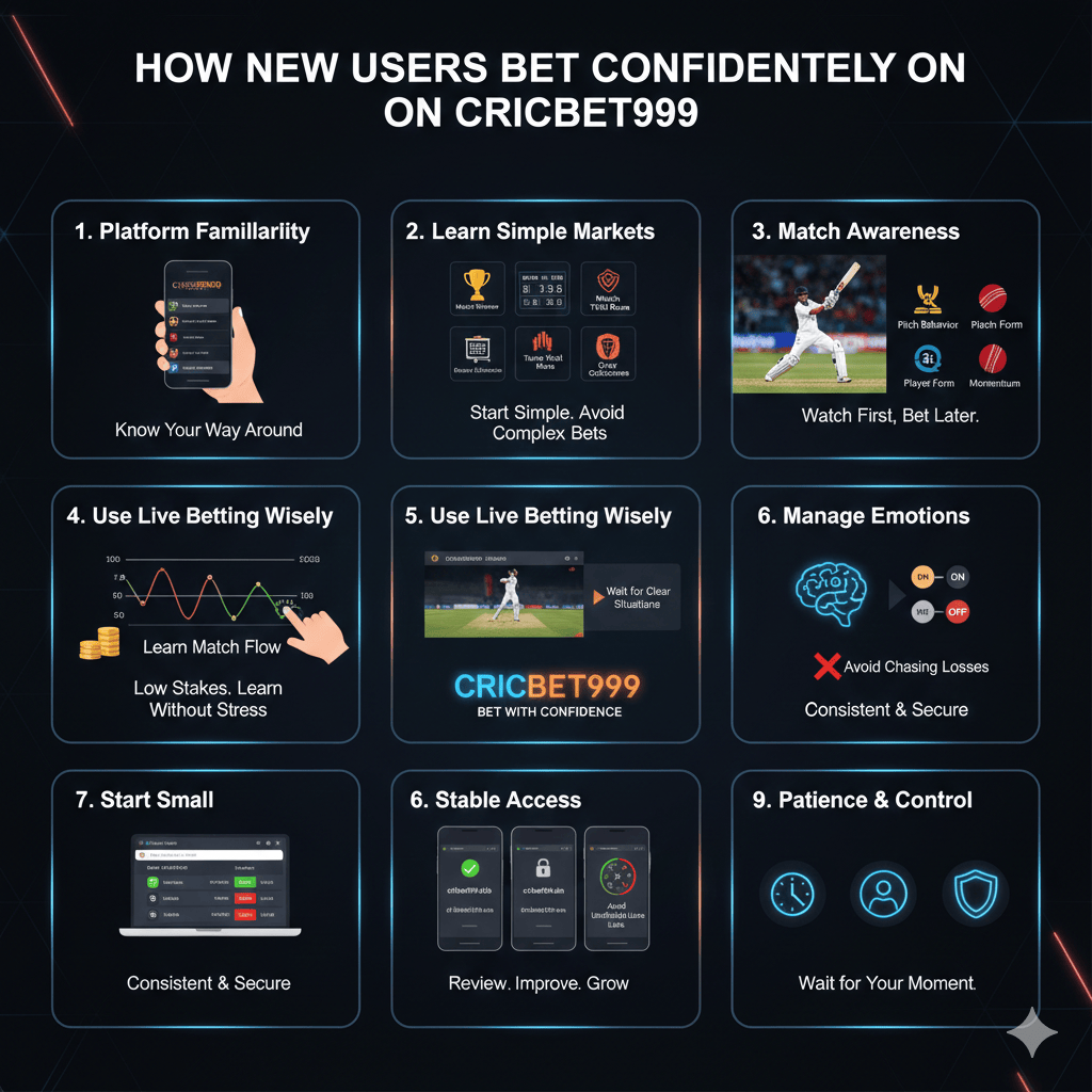 How New Users Can Bet Confidently on cricbet99