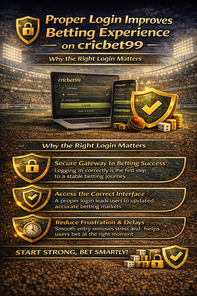 Proper Login and Its Role in Improving the Betting Experience on cricbet99