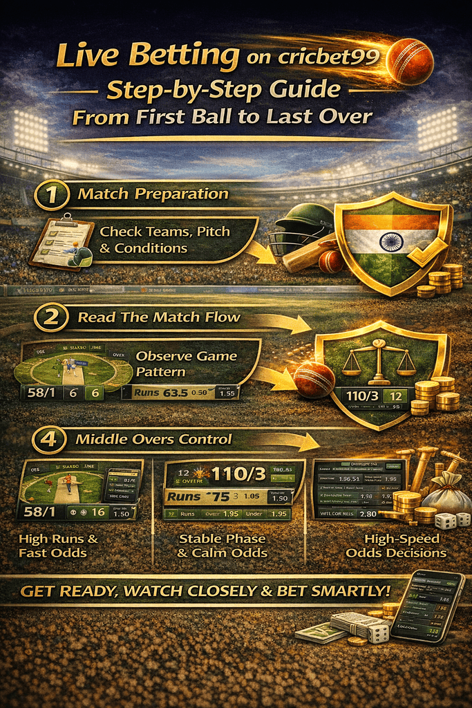 Live Betting on cricbet99 Match Guide
